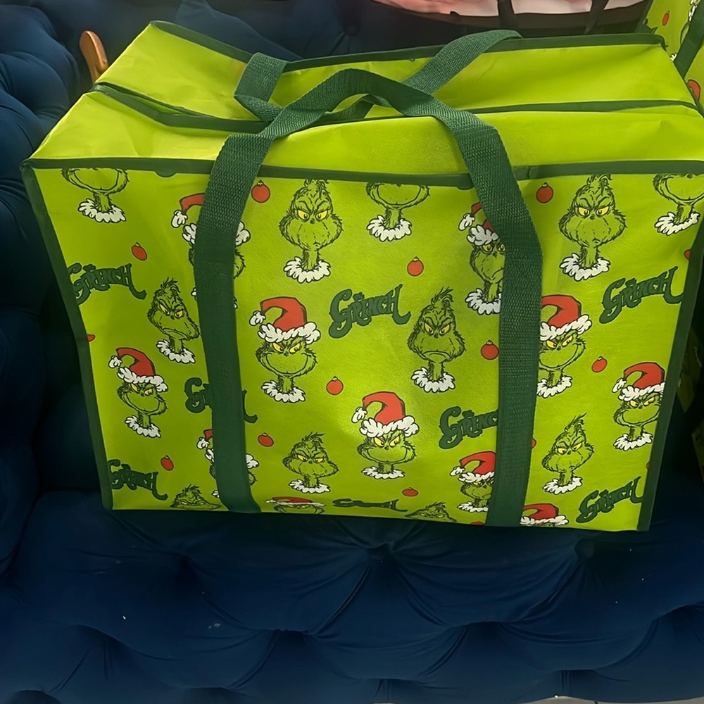 Grinch Storage Bag